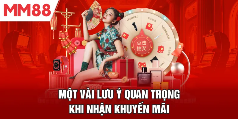 Một vài lưu ý quan trọng khi nhận khuyến mãi